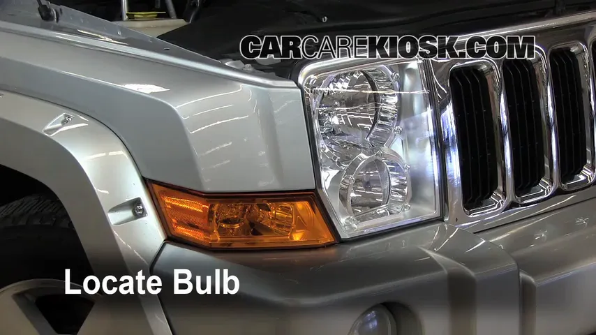 2008 Jeep Commander Limited 5.7L V8 Luces Faro delantero (reemplazar foco)